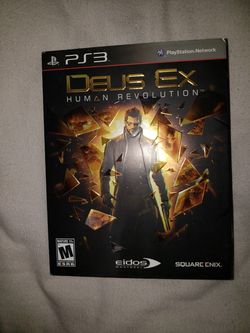 DEUS EX HUMAN REVOLUTION PS3
