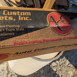 87-92 Cadillac Brougham New Carpet Kit Black Carpeting In Box Big Body Made In USA