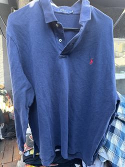 polo button long sleeve