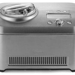 Breville Smart Scoop Ice Cream Maker BCI600XL – Like New + 2 Storage Containers