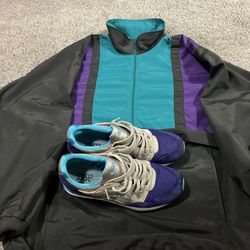 ASIC Shoes With Jacket 