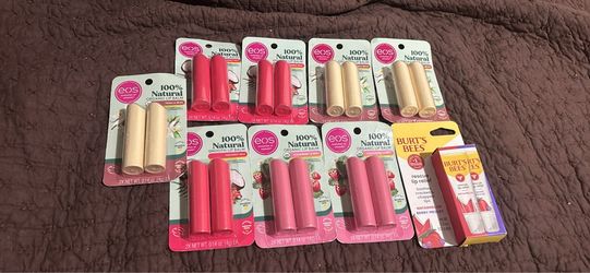 EOS & Burt's Bees Lip Balm Bundle