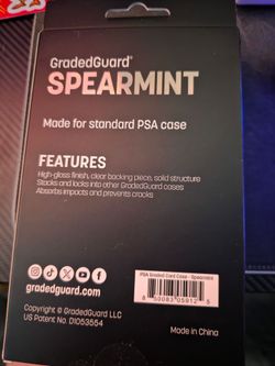 Spearmint graded guard psa