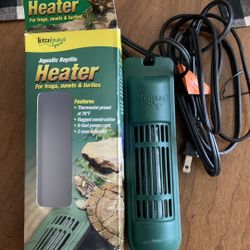 Tetra 26445 Fauna Aquatic Reptile Heater For Frogs, Newts & Turtles,100 Watt,green, 26445