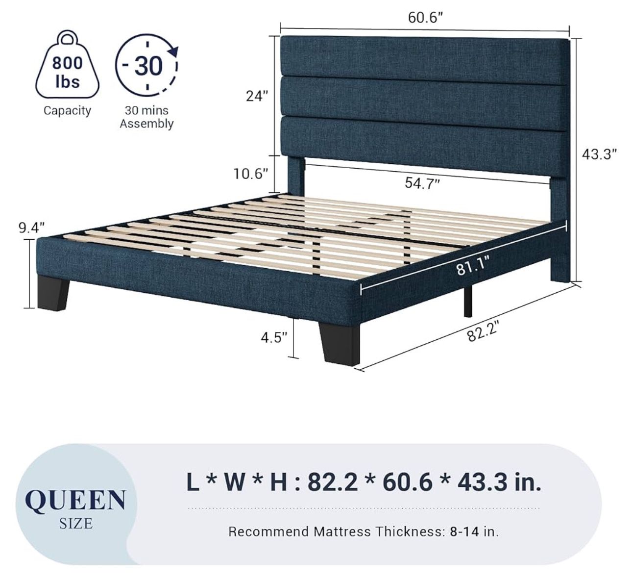 Queen Platform Bed