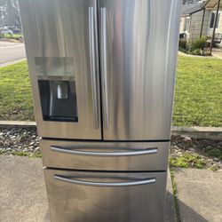 Counter depth, stainless steel refrigerator will deliver and install