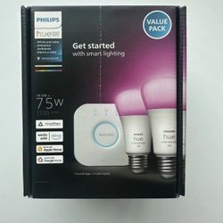 Philips HUE 75W White Color Ambience Starter Kit E26