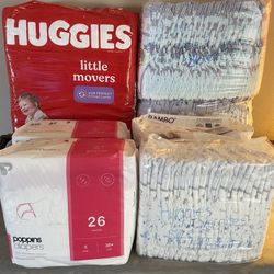 Size 5 Baby Diapers (PRICES IN DESCRIPTION)