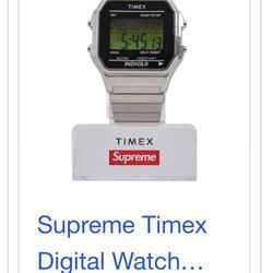 Supreme Timex Watch