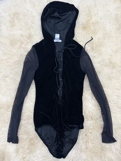 Body Suit Small With Hoodie Rave