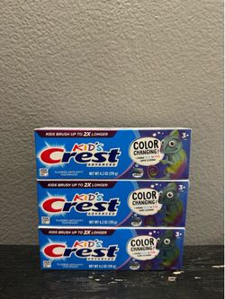 Kids crest toothpaste