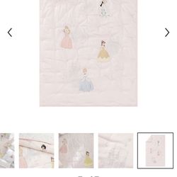 Pottery barn princess Quilt And Sheets