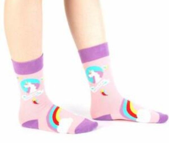 Socks/ 2 Pair Each Pack In Package unicorn Socks