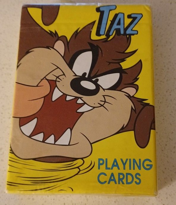 Vintage Taz Playing Cards