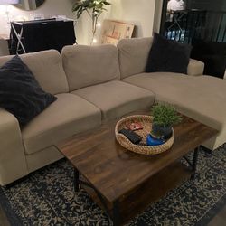 Beige Sectional
