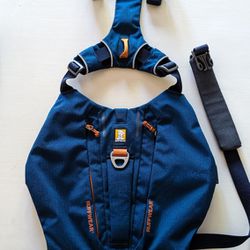 Ruffwear Switchback Dog Harness (Small), New, 22-27in, Blue Moon