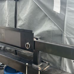 Travel Trailer or RV BBQ grill bumper mount rack