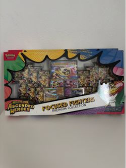 Ascended heroes focused fighter premium collection box (Sam’s club exclusive)