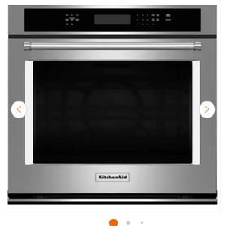 30 in. Single Electric Wall Oven Self-Cleaning with Convection in Stainless Steel