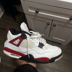 Jordan 4 Red Cements