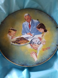 Norman Rockwell Plate