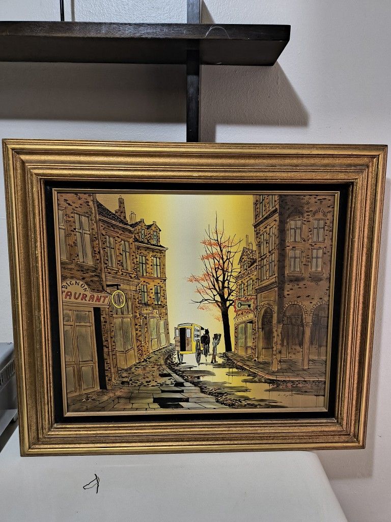 Vintage Signed L. Ryan Painting