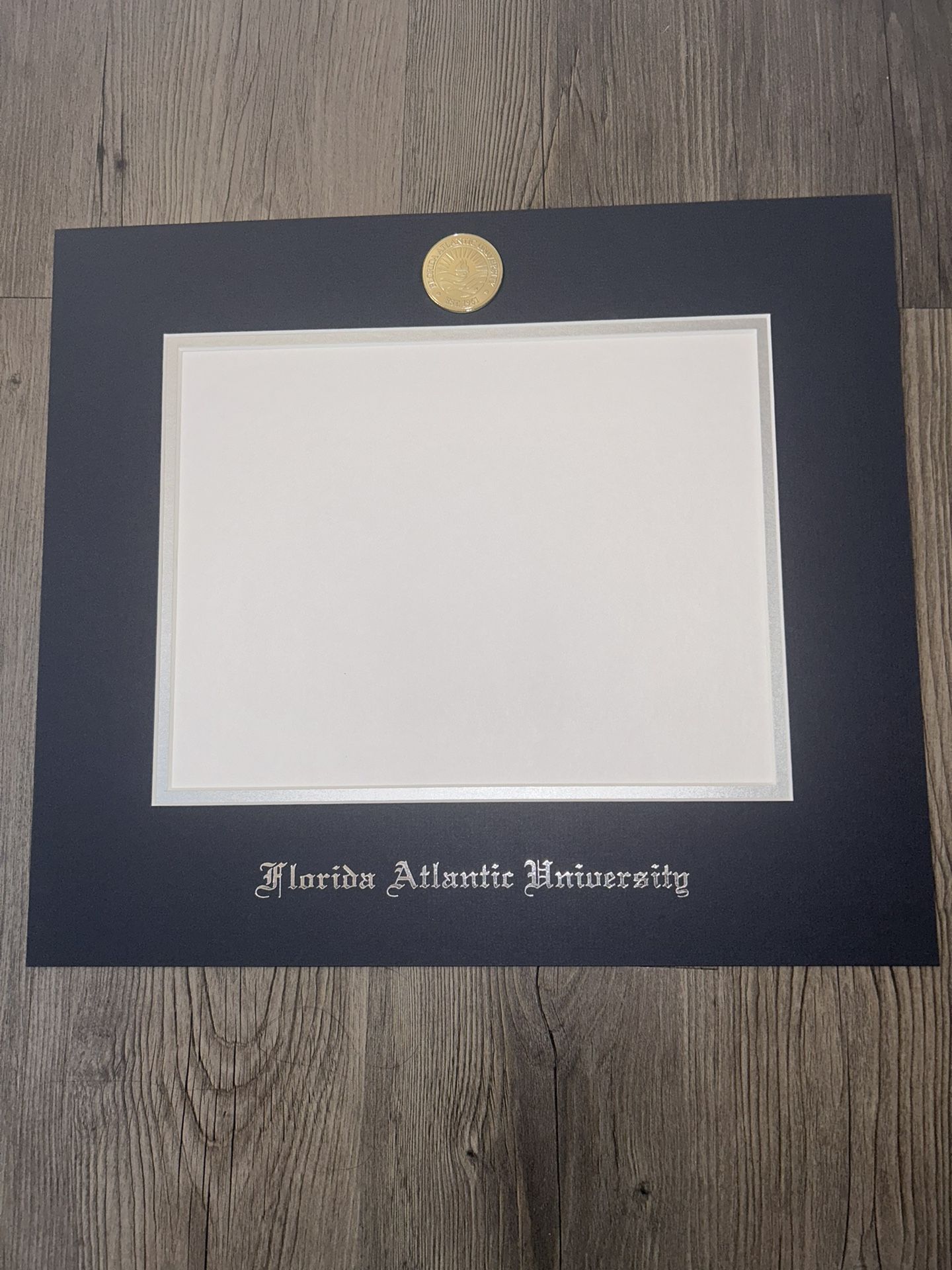 FAU (Florida Atlantic University) Diploma Frame Mat