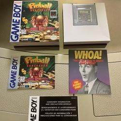 Nintendo Gameboy Pinball Fantasies CIB Tested 