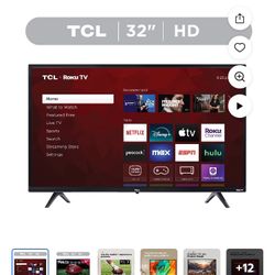 32” TV TCL Roku 