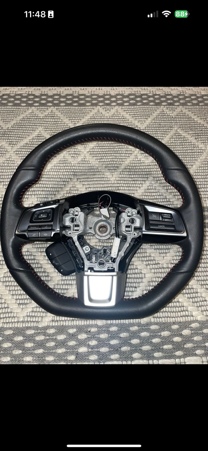 2015-2021 Subaru WRX STI Flat Bottom Steering Wheel