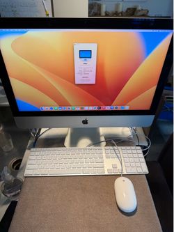 Apple iMAC 21.5 Retina 3.4 GHz 8 gb 1 TB HD A1418 EMC 3069 With Keyboard & Mouse, Ventura 13.7.8
