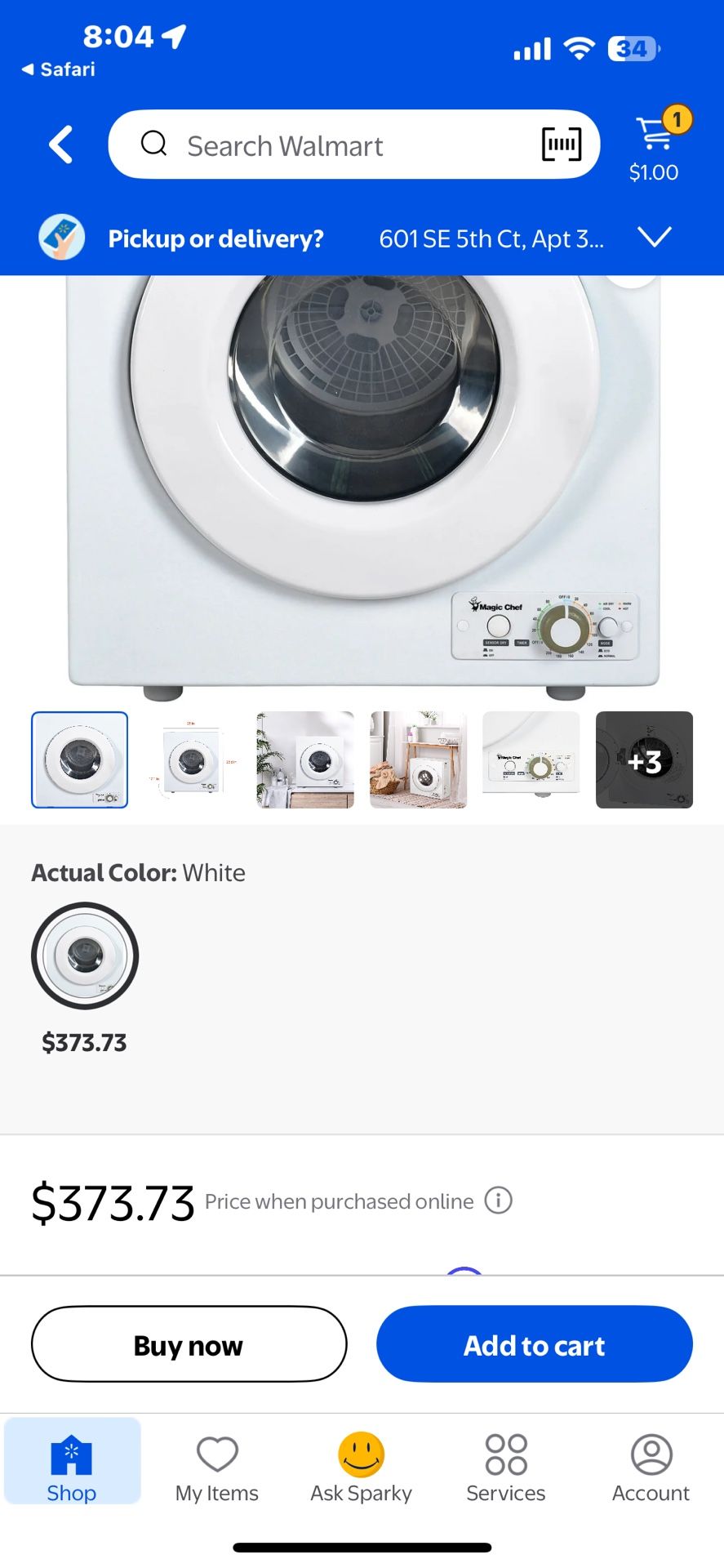 Magic Chef clothes dryer