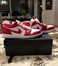 Nike Air Jordan 1 Low Gym Red/White Size 12