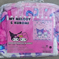 MY MELODY & KUROMI BABY/ TODDLER BLANKET