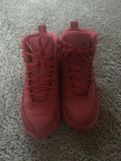 Air jordan retro 12 red seude gs
