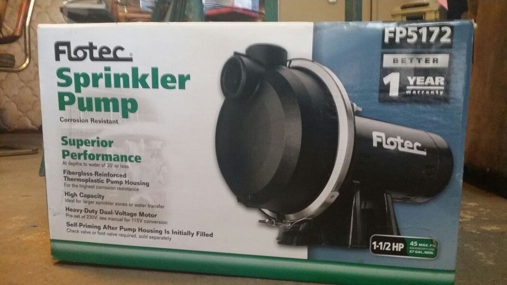 Flotec Sprinkler Pump