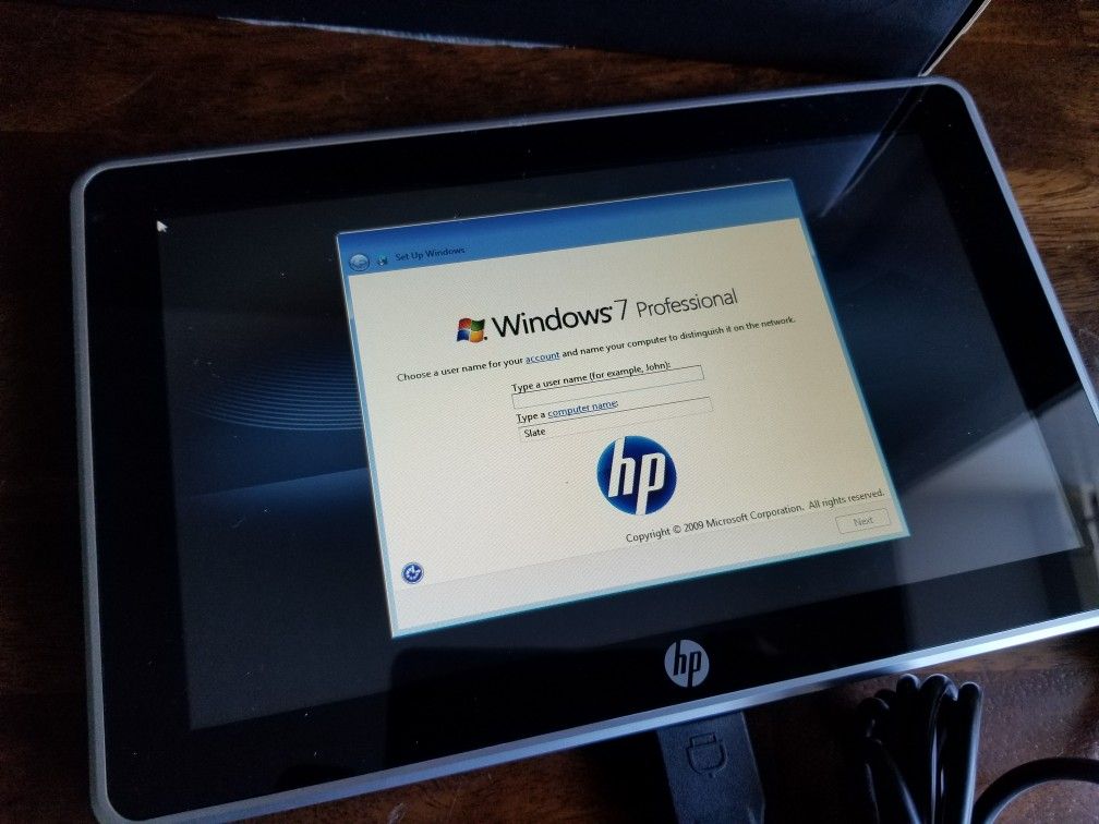 HP Slate 500 Tablet TOUCHSCREEN