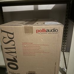 2 Polk Audio Subwoofers PSW 10