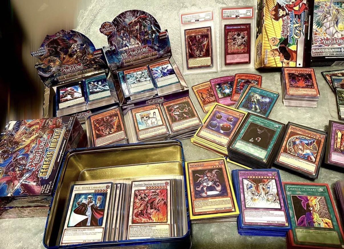 Yu-Gi-Oh! , Pokemon , Magic The Gathering and One Piece Card Collection Lot