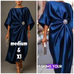 Women Blue Dress New 