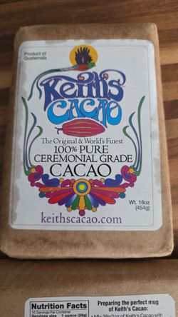 Two (2) 1 lb bricks of Keith's Cacao