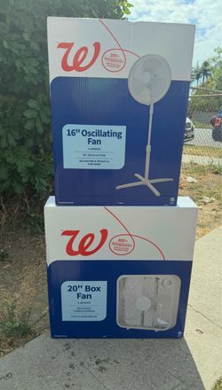 Oscillating  16” Fan & Box  20” Fan