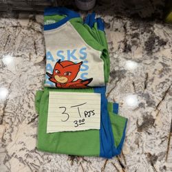 Boys Pjs 3 T Long Sleeves 