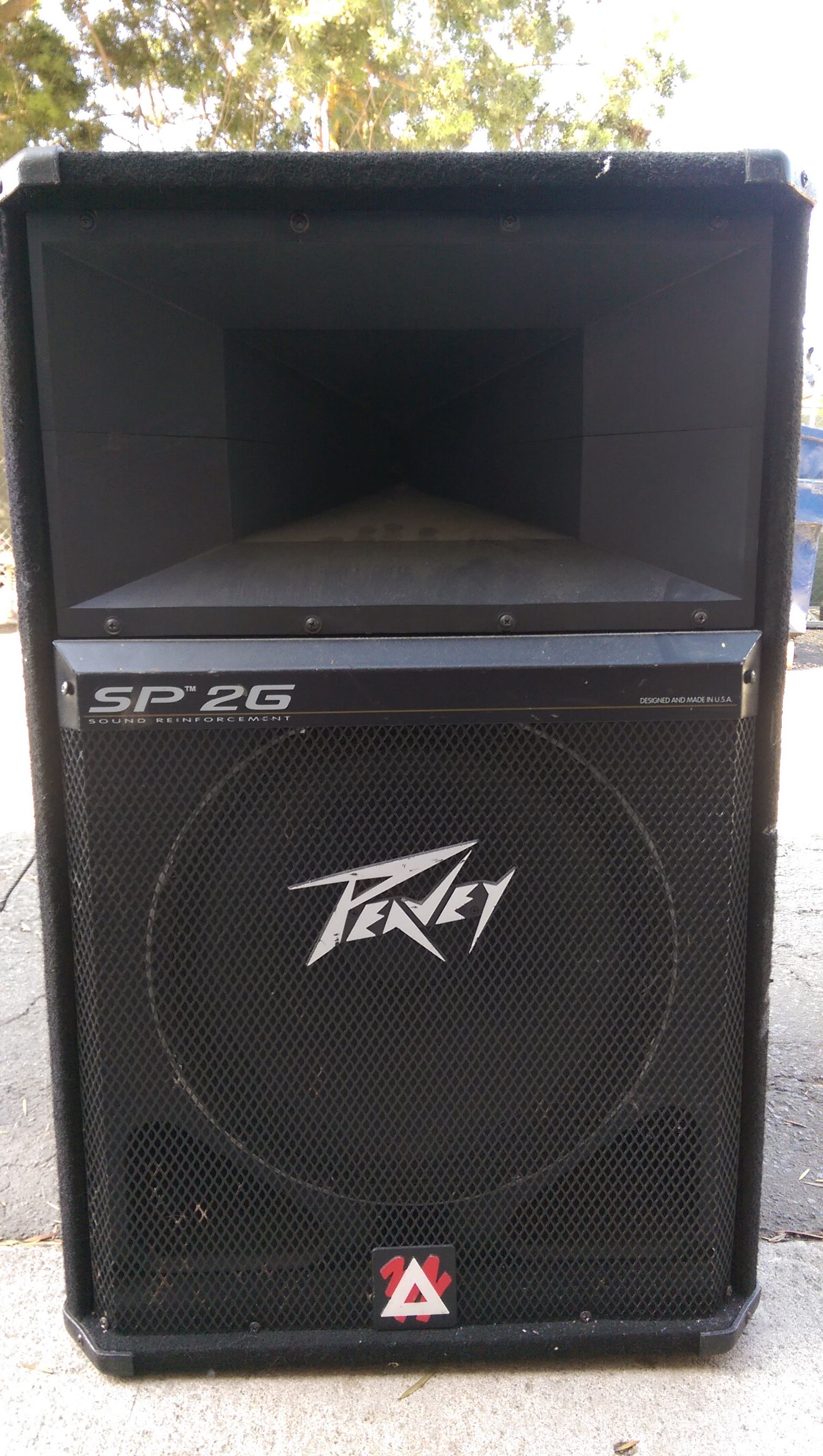 2 Peavey SP2G PA Speakers