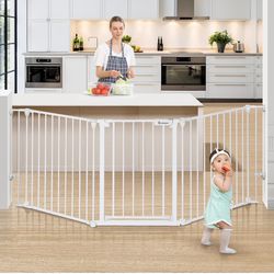 80" Extra Wide Baby Gate, Dog Gate 30Tall