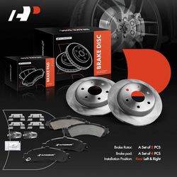 12.99 inch (330mm) Rear Brake Rotors