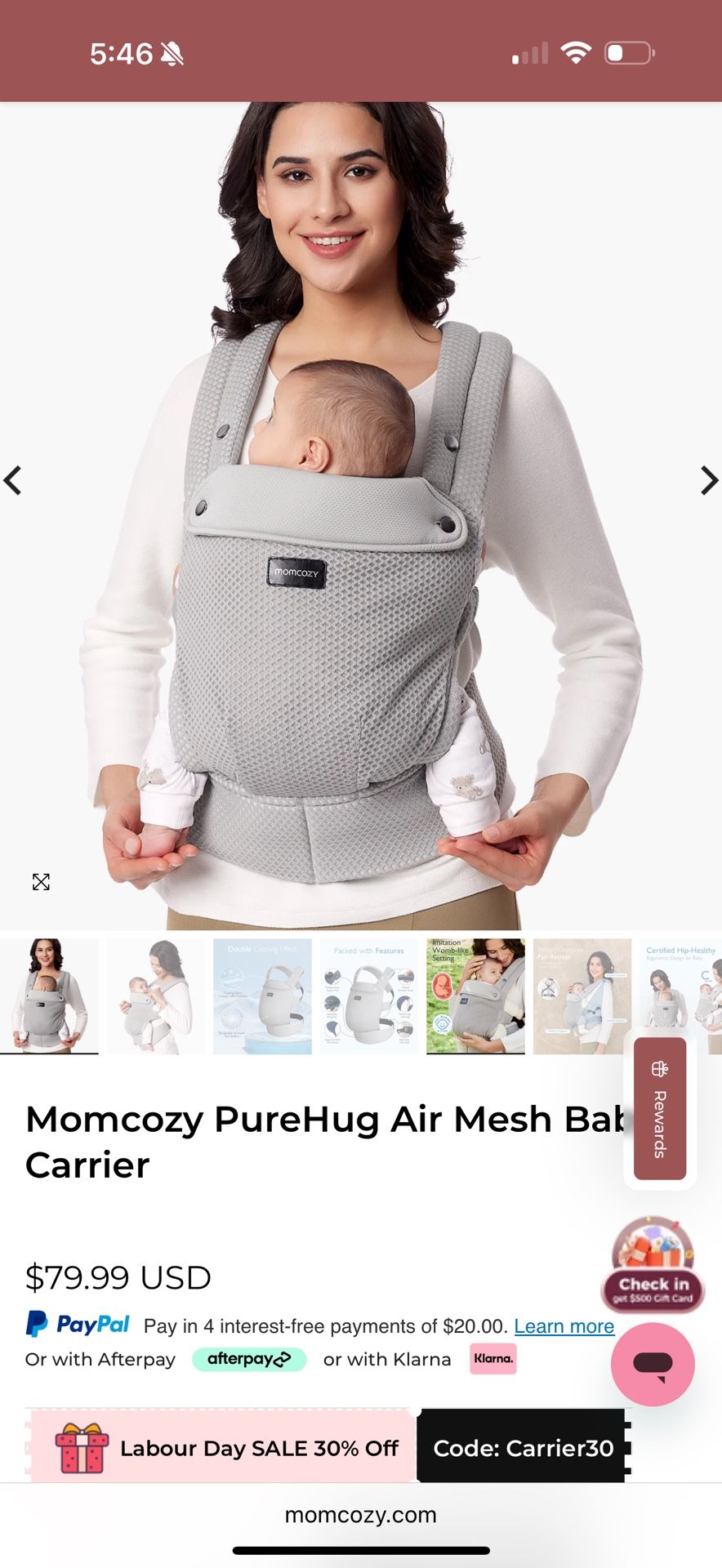Mom Cozy Baby Carrier