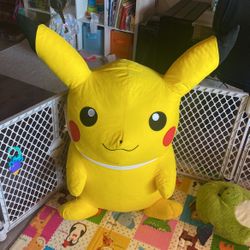 Giant Pokémon Pikachu Stuffed Animal. 