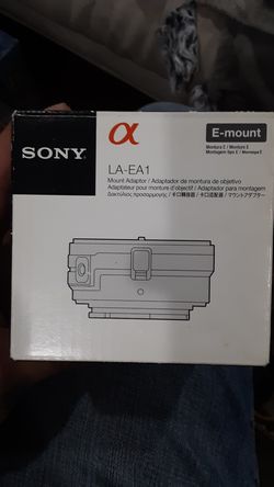 LA-EA1 E-Mount Adaptor for camera