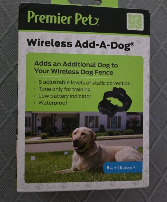 Premier Pet Wireless Add-A-Dog Collar  - GIF0016918 NIB 